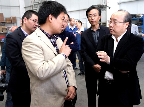 福建省科技廳周國輝廳長莅臨ku娛樂真人體育平臺下載調研工作