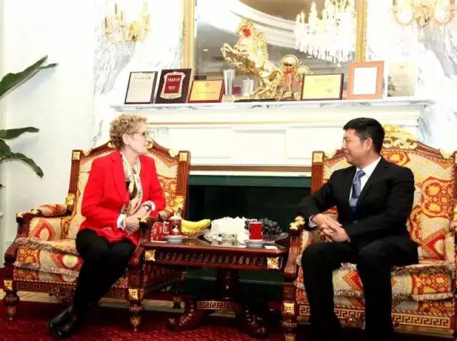 加拿大安大略省Wynne省長一行來訪ku娛樂真人體育平臺下載