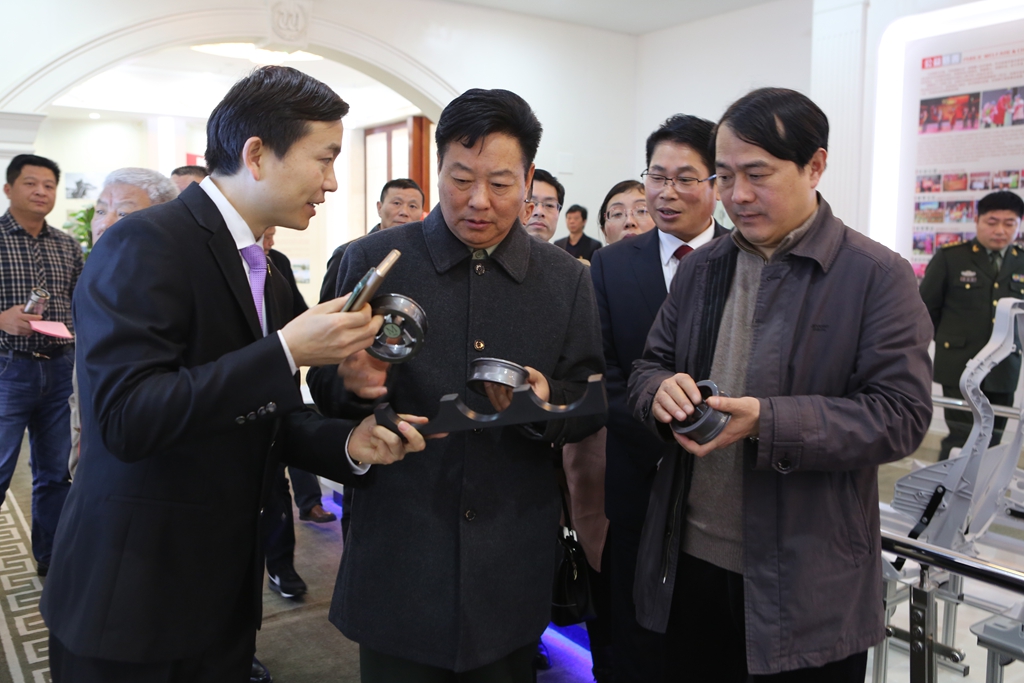 金華軍分區程友敏司令員一行調研ku娛樂真人體育平臺下載軍民融合發展工作